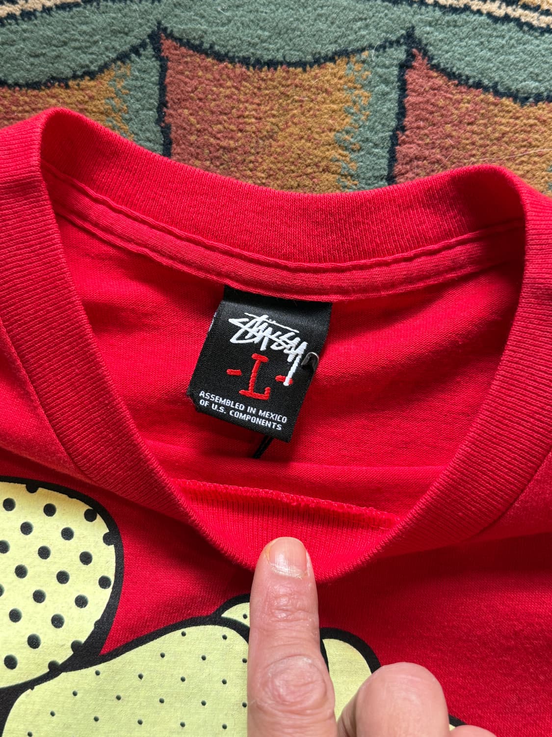 Stussy 스투시 80 그래픽 디자인 숏슬리브 티셔츠 상품이미지3