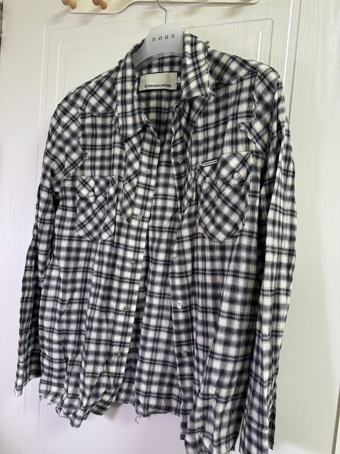 더바이닐하우스 웨스턴 체크 셔츠 S 상품이미지4