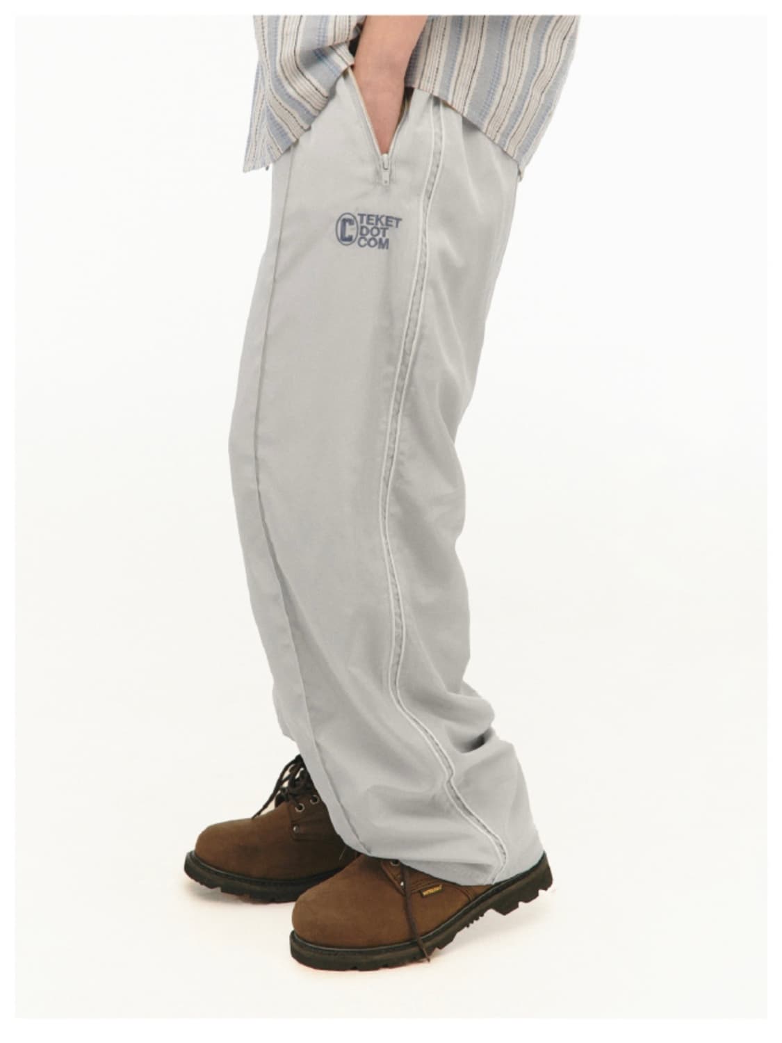 테켓 Com Track Pants Gray Teket 상품이미지1