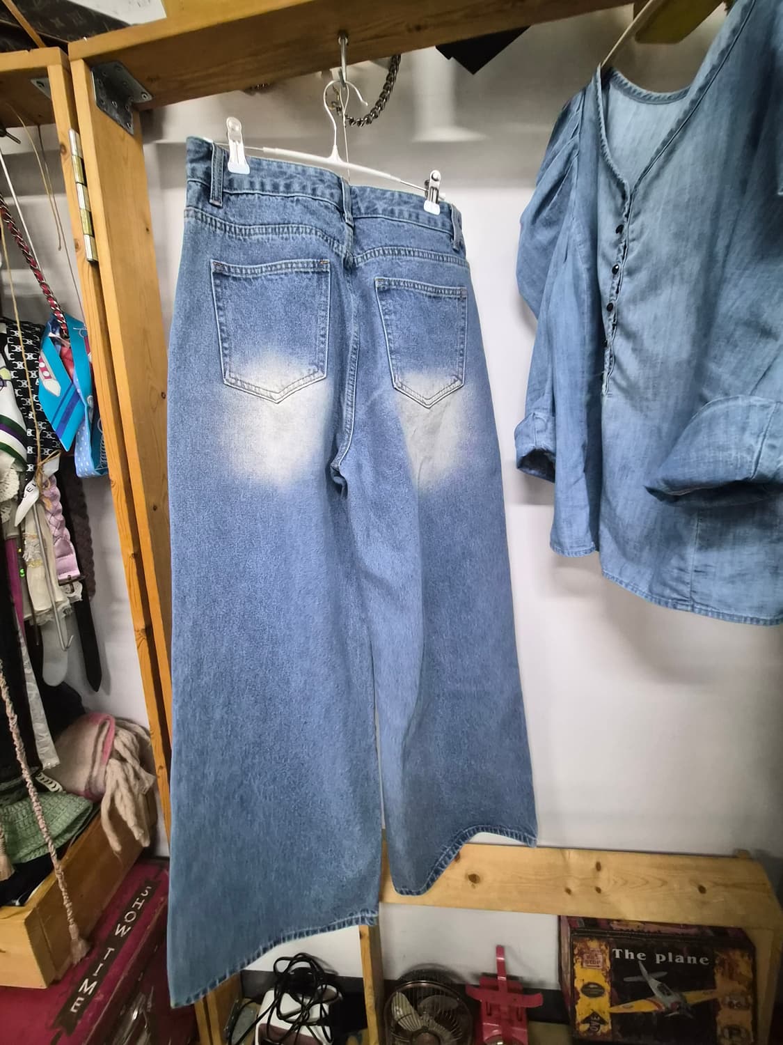 fever jeans 유니크 와이드 롱데님 상품이미지7