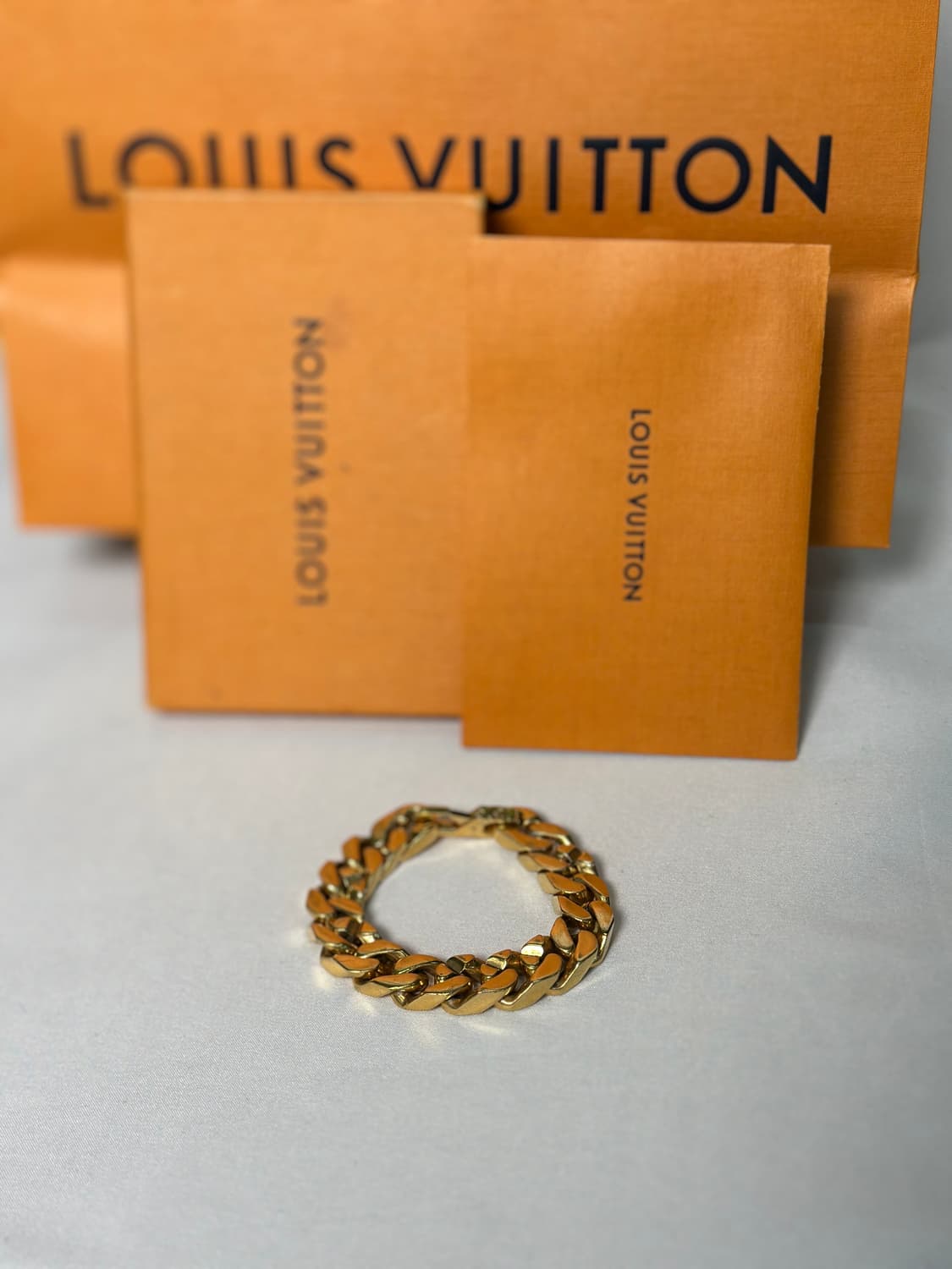 루이비통 체인링크 브레이슬릿 골드 상품이미지1