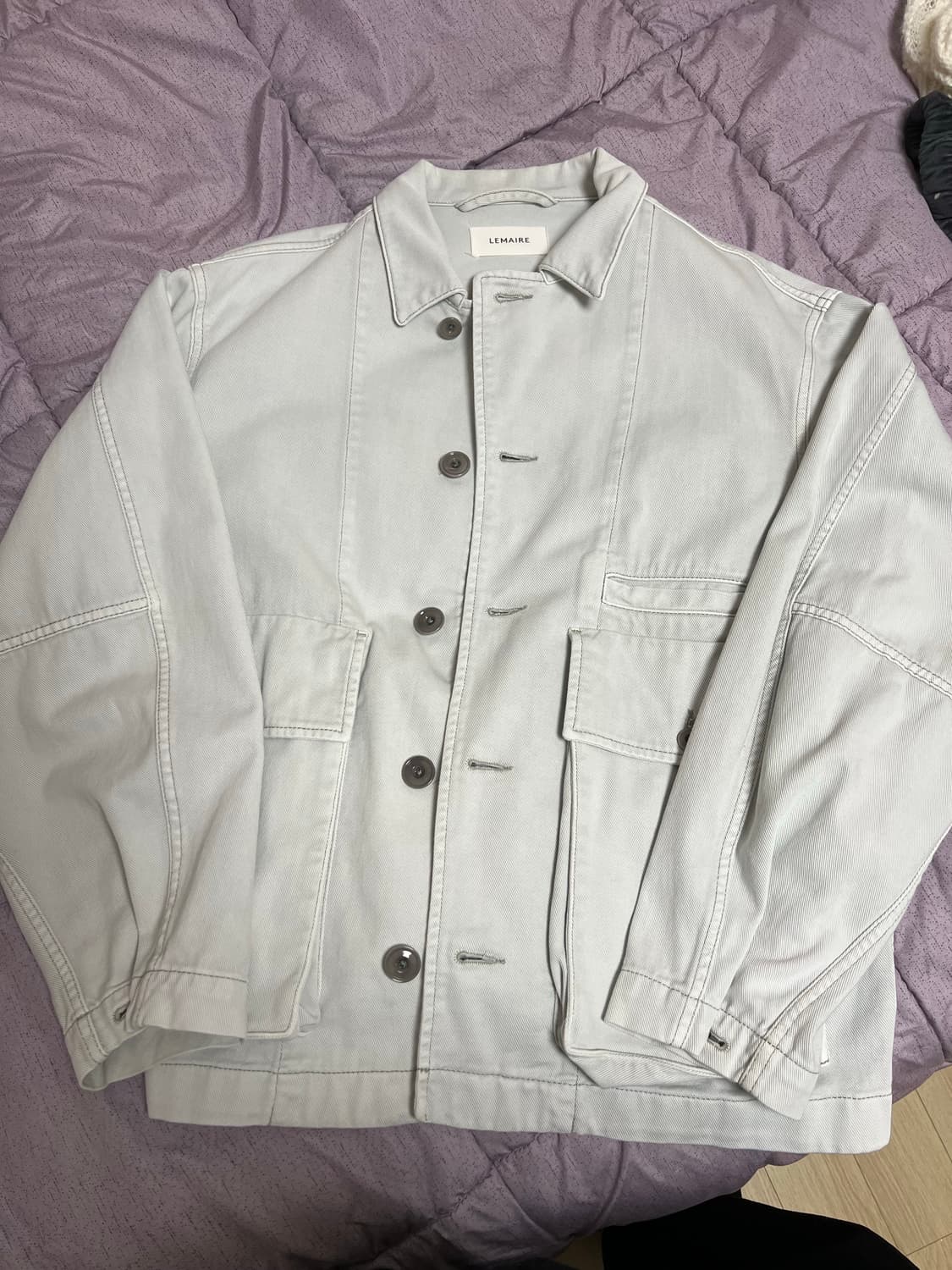 르메르 박시자켓 23ss 스노우그레이 상품이미지1