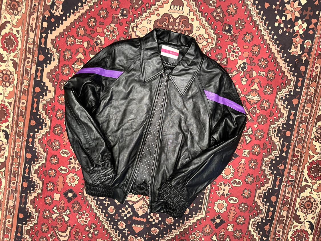 ( L ) 봄버자켓 가죽자켓 레더자켓 이태리가죽 항공점퍼 빈티지가죽 상품이미지6