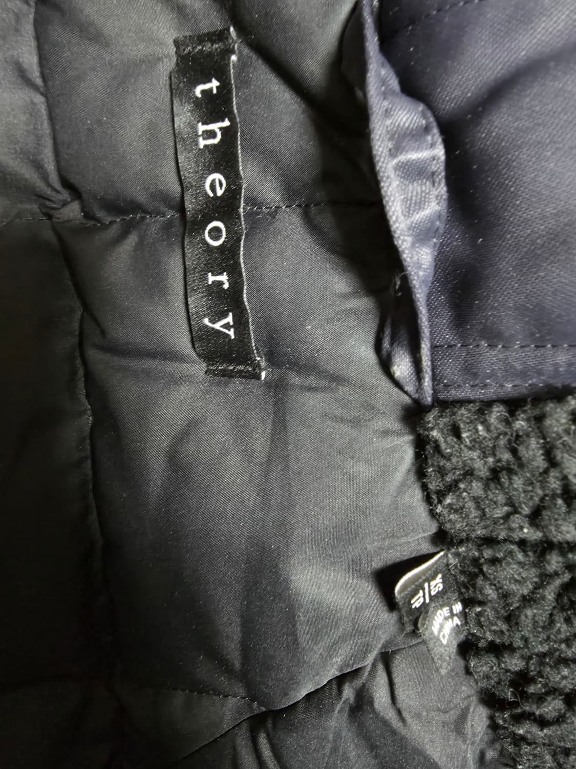 띠어리다운패딩 XS/95 상품이미지6