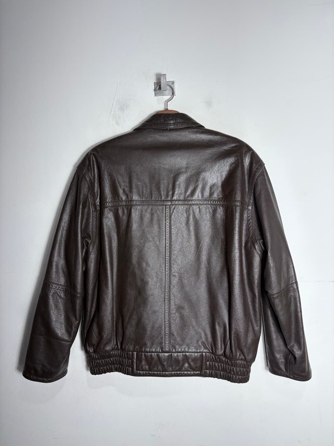 브라운 소가죽 자켓 상품이미지5