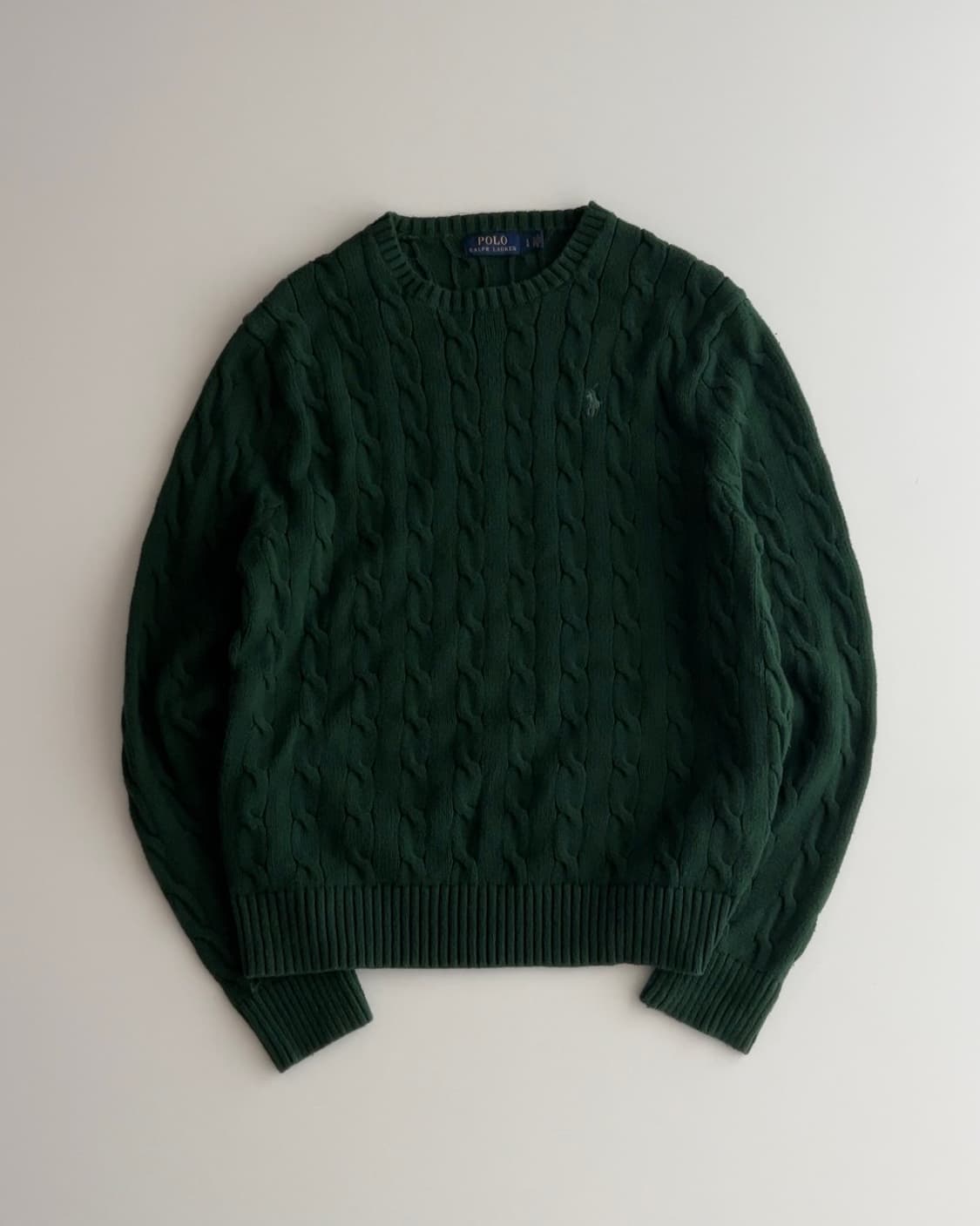 폴로 랄프로렌 케이블 니트 L 상품이미지1