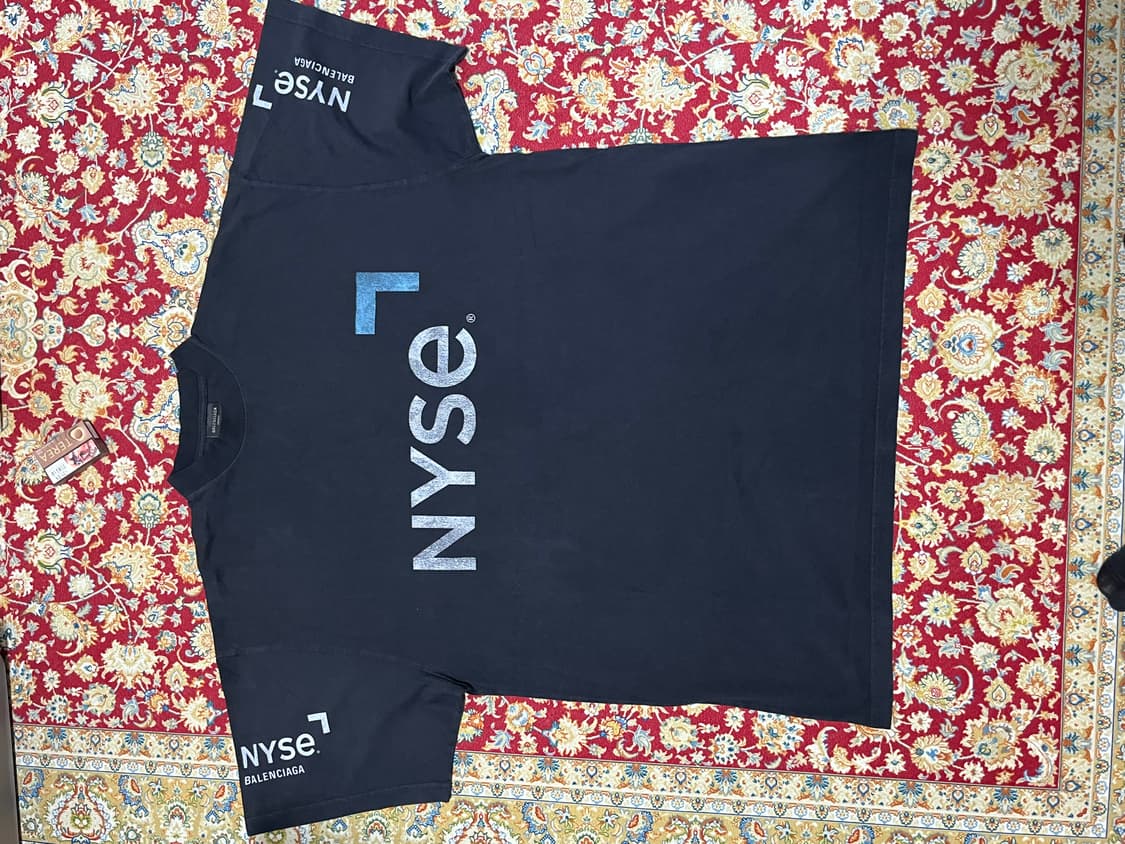 발렌시아가 한정판 nyse 티셔츠 상품이미지1