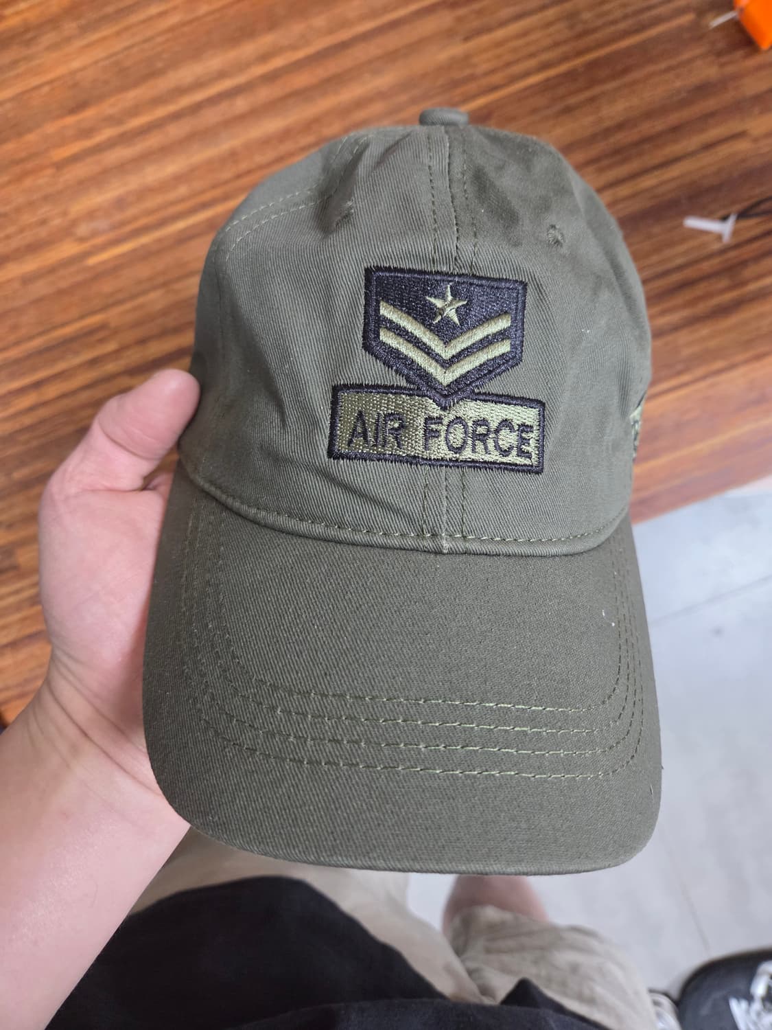 밀리터리 공군 에어포스 자수 모자 프리  상품이미지1