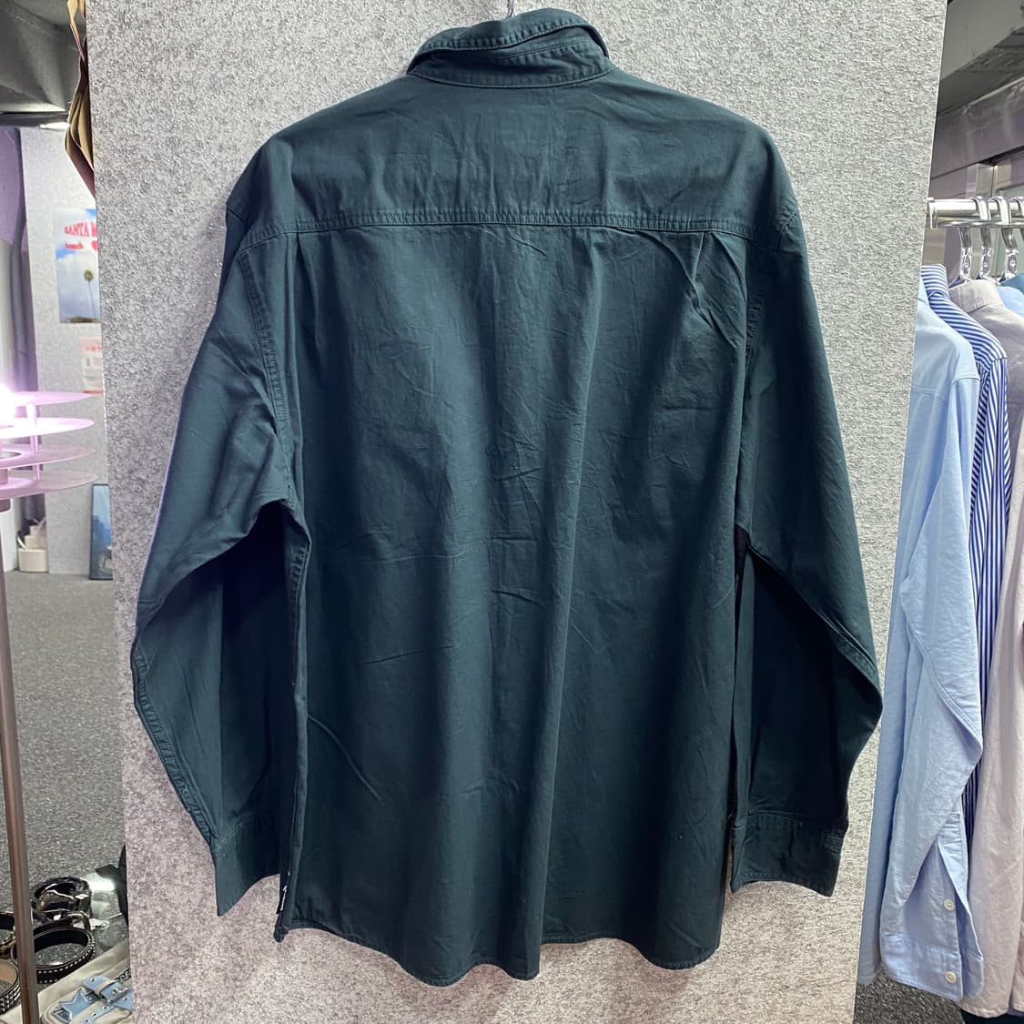 칼하트 포켓로고 딥그린 워크 셔츠 B3737 상품이미지5