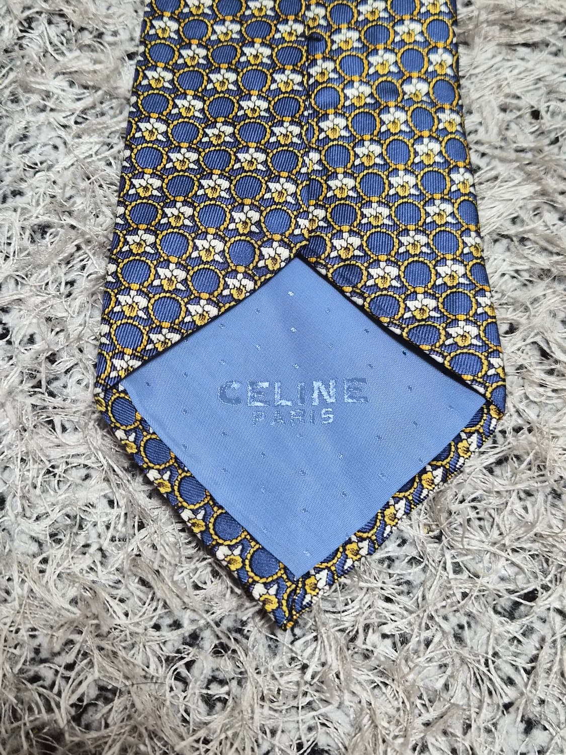 셀린느Celine 플라워 패턴 넥타이 Free - N38 상품이미지3