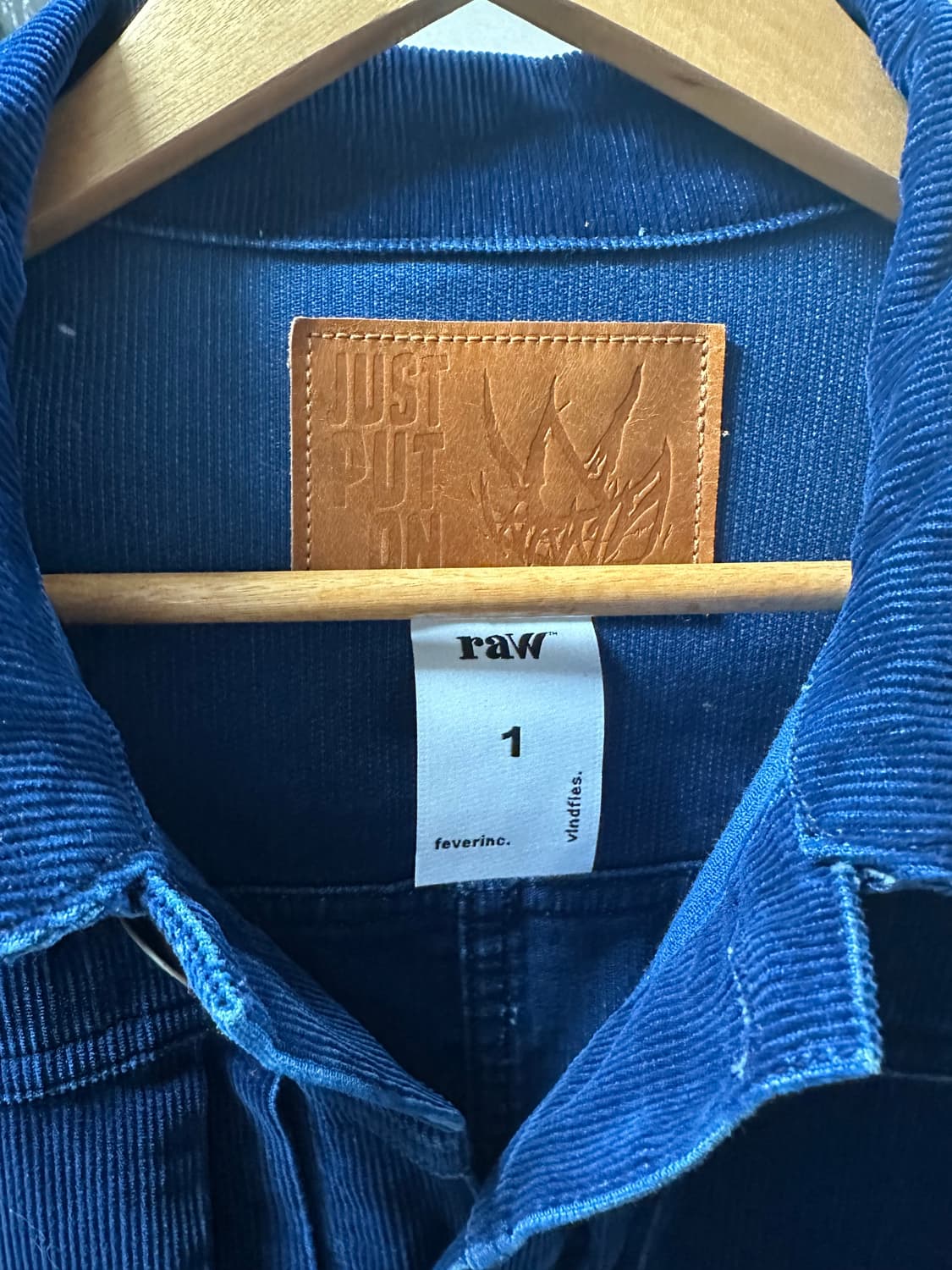 [1] 더뤡코즈 부쉬자켓 인디고 새상품 상품이미지3