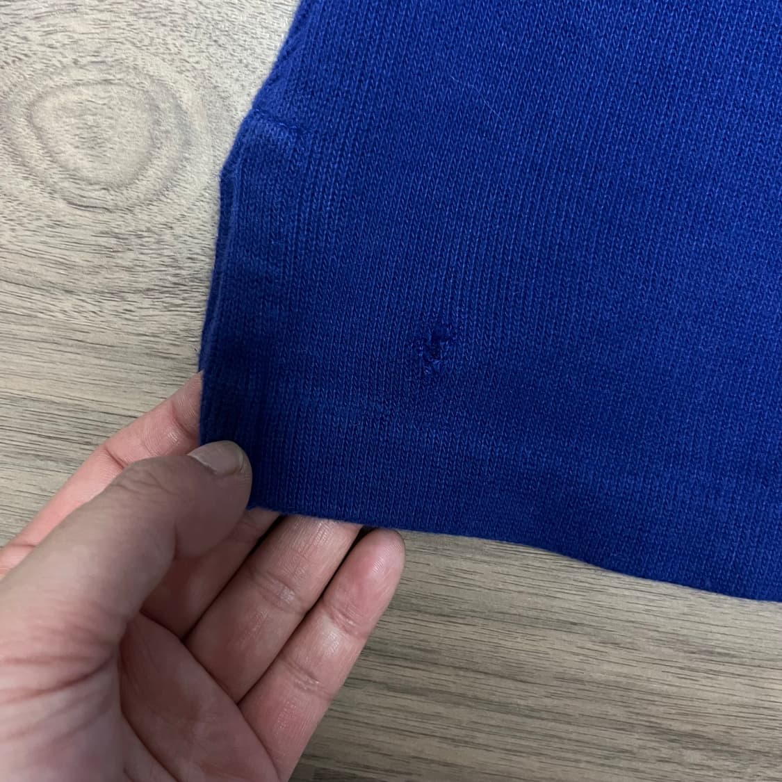 100 폴로 랄프로렌 반집업 블루 니트  상품이미지5