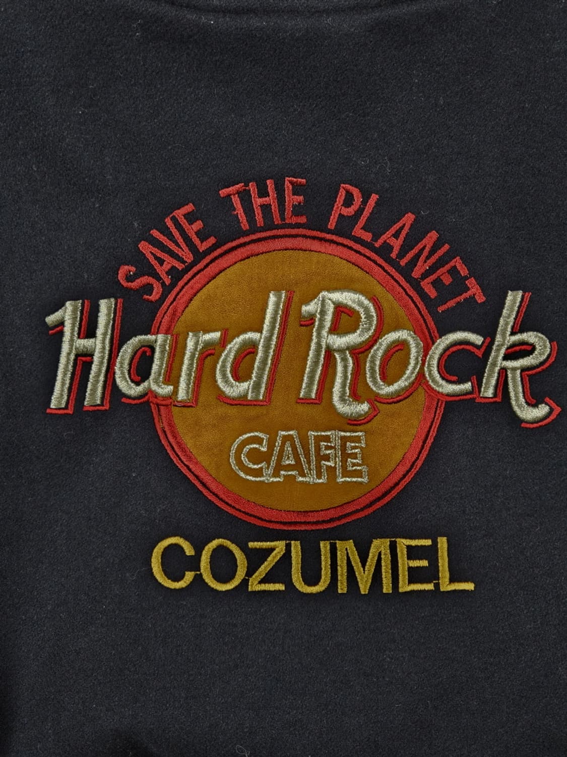 90's 하드락카페 코수멜 배색 바시티 자켓 ( S ) / 10101 상품이미지10