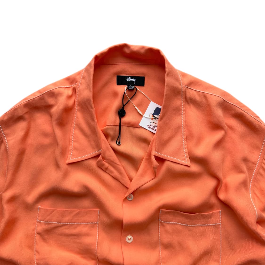 스투시 스티치 레이온 셔츠 L(XL) 상품이미지3