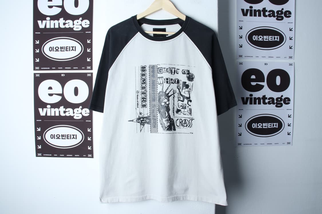 (XL-2XL) 디미트리블랙 반팔 티셔츠 나그랑 그래픽-H32557 상품이미지2