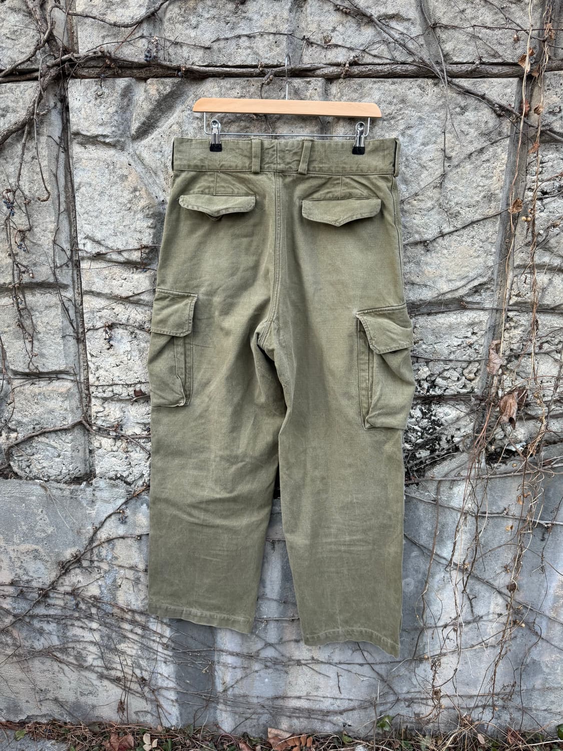 40s 오리지널 프랑스군 m-47 필드 팬츠 전기형 32 상품이미지2