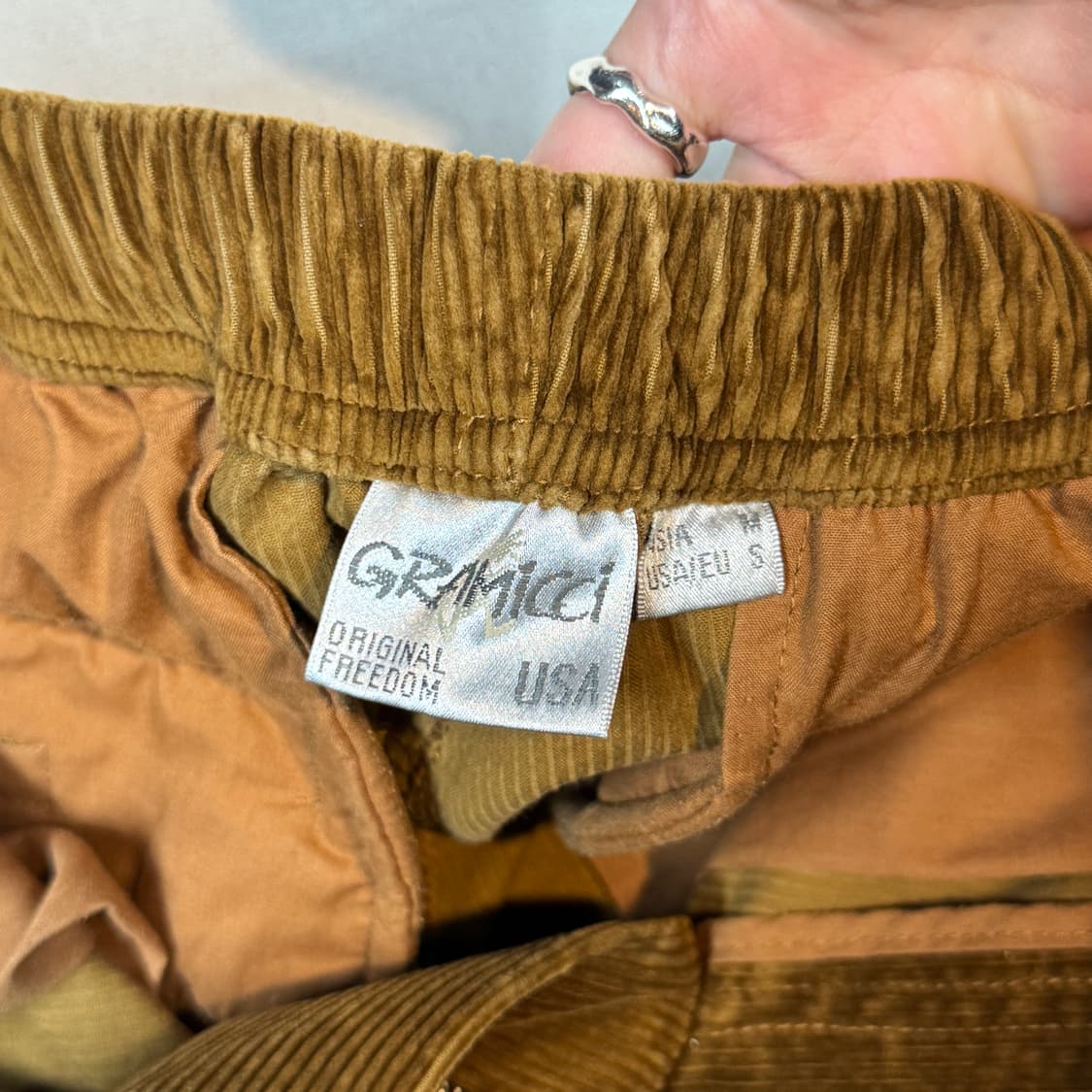 M) 그라미치 브라운 팬츠 코듀로이 면바지 상품이미지9