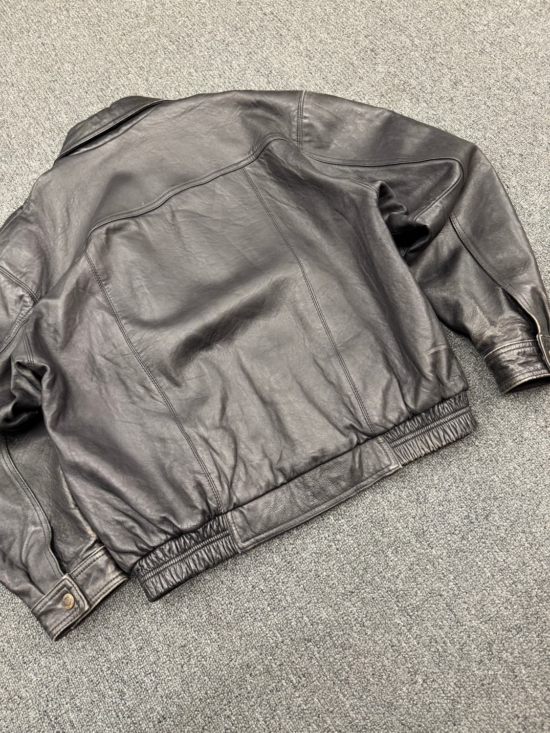 38)90’s M.Julian 빈티지 라이더 가죽 레더자켓 상품이미지6