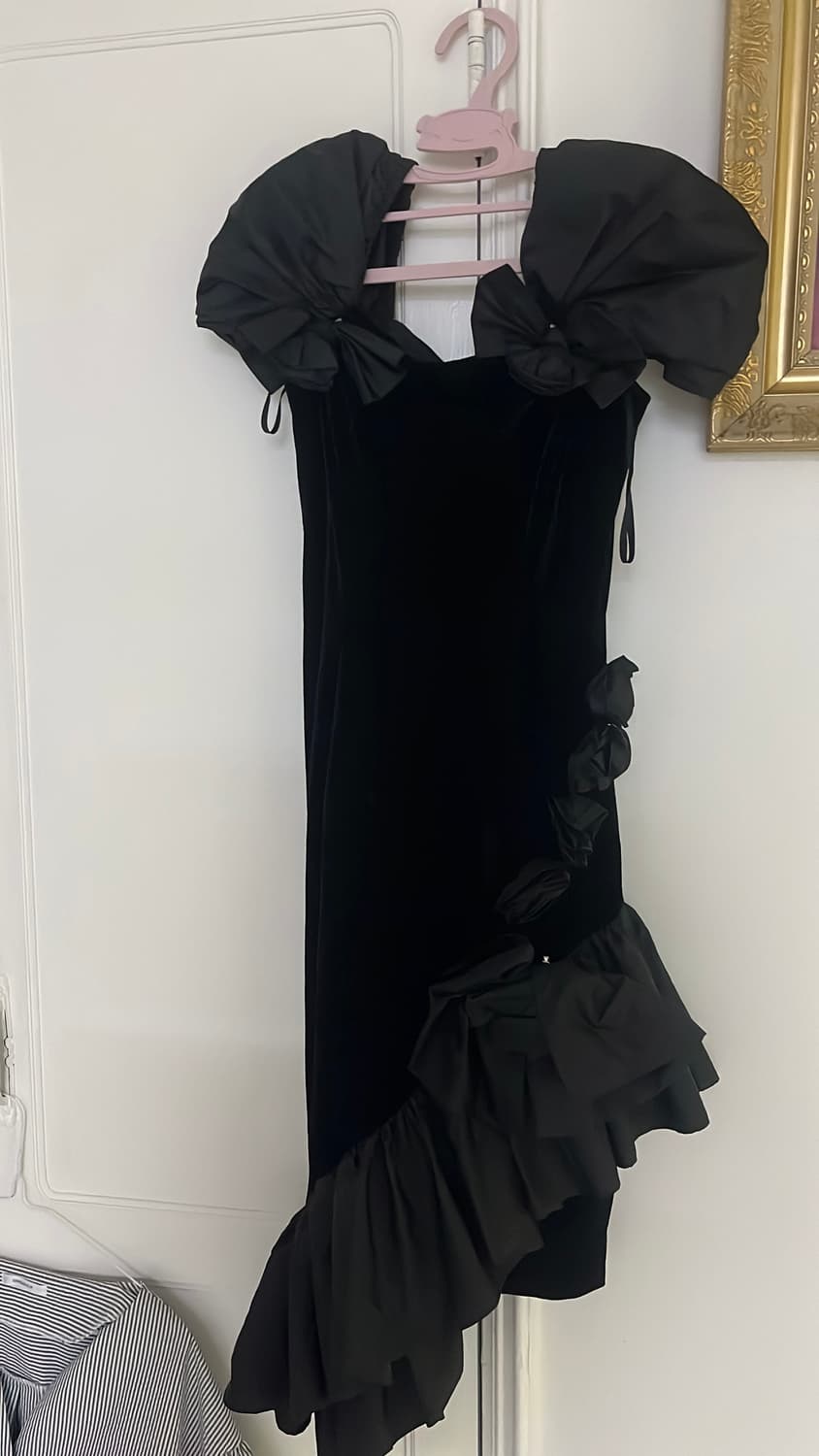 빈티지 드레스 (결혼사진가능 ) 44마른55 (dress black) 상품이미지2