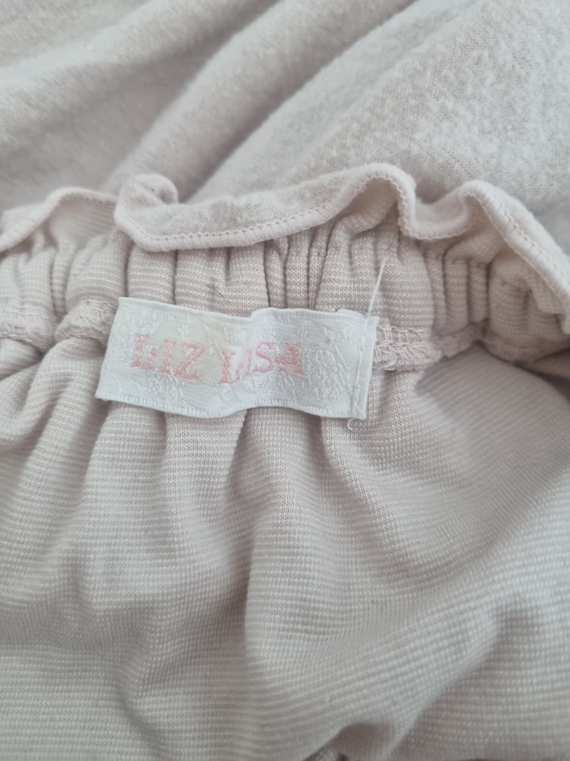 세트) lizlisa 리즈리사 핑크 오프숄더 블라우스 상품이미지5