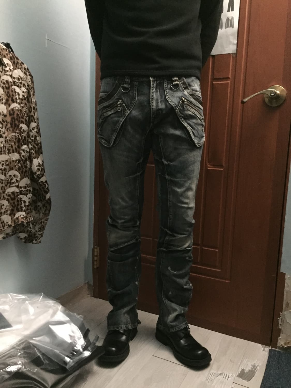 PPFM 커브드 데님 팬츠 상품이미지2