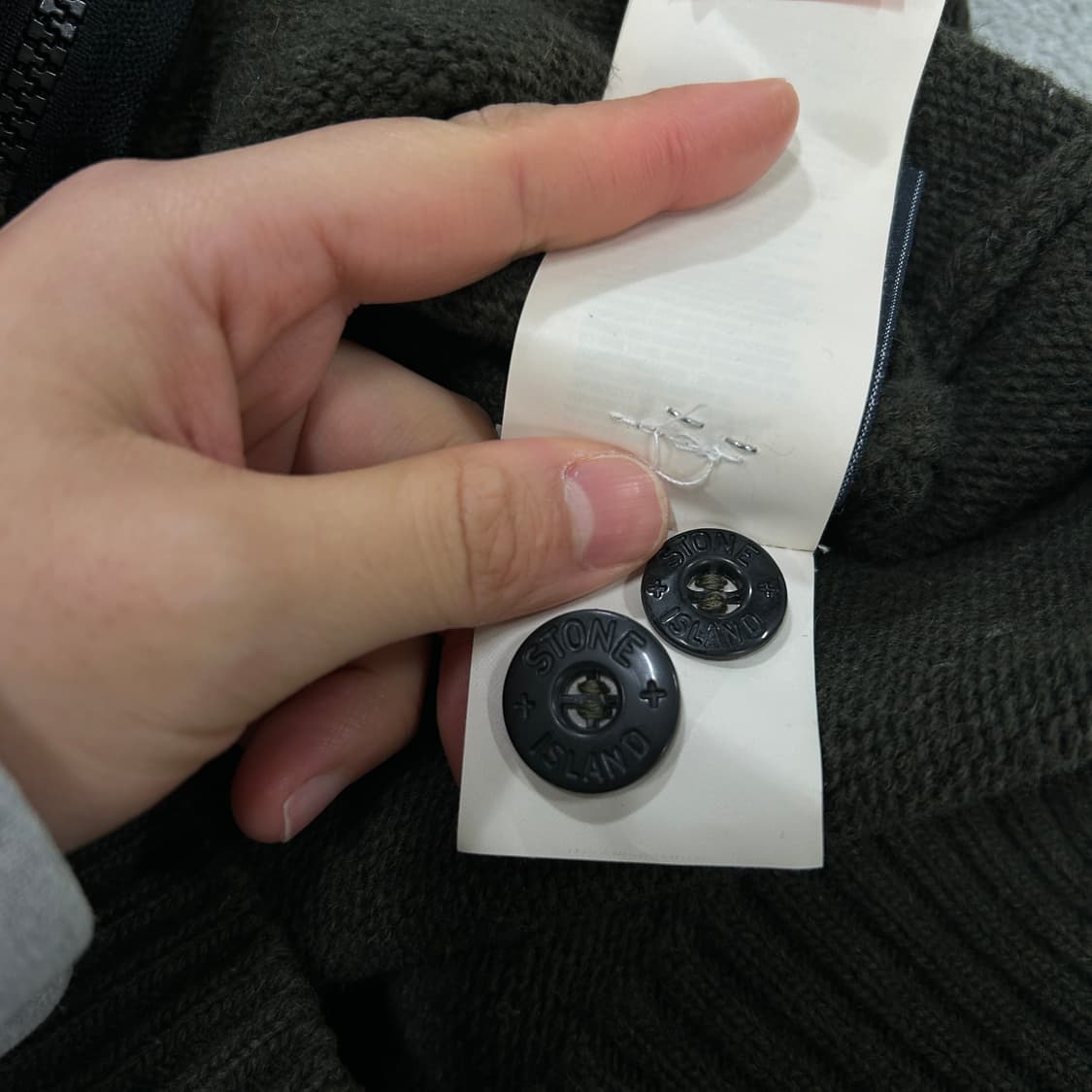 스톤아일랜드 소프트쉘 니트 자켓 100 상품이미지7