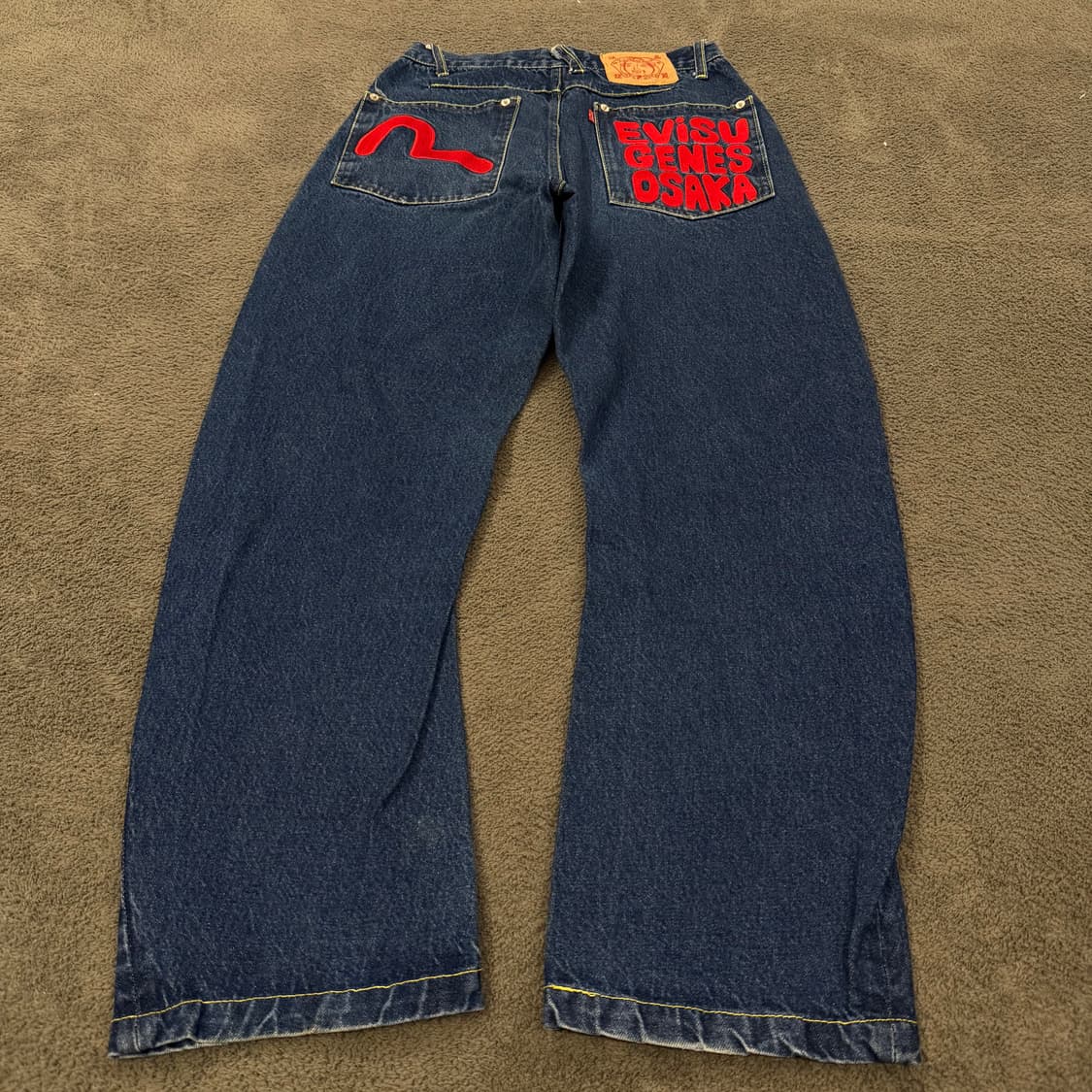 [ 정품 ] 에비수 일본 빈티지 빅로고 데님 청바지 상품이미지3