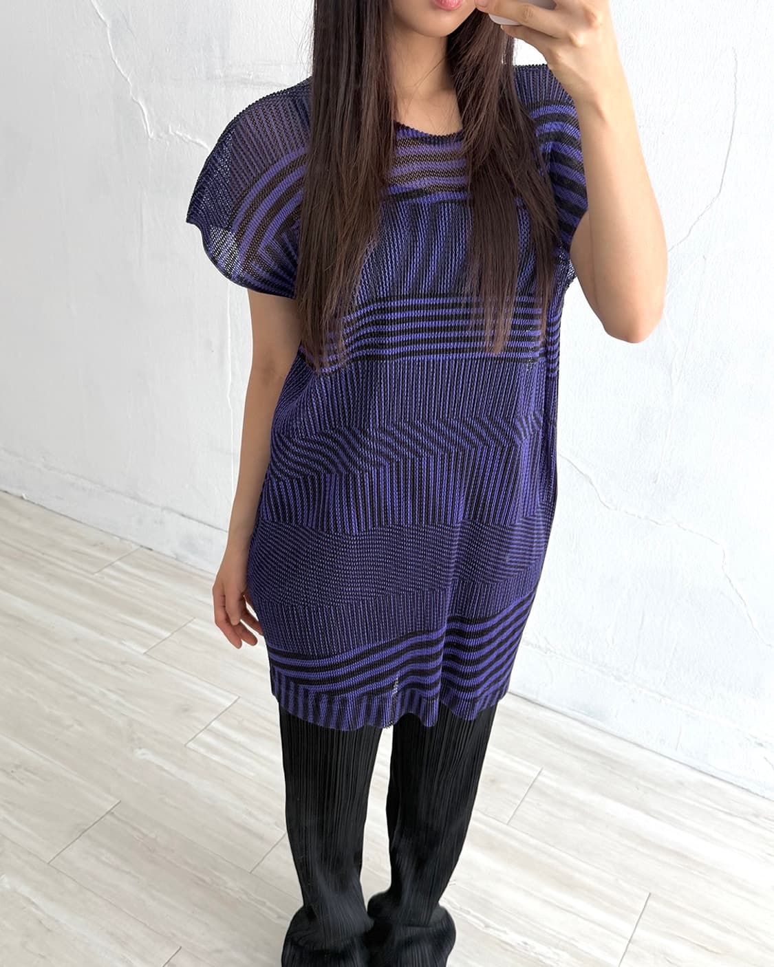 Issey Miyake Pleats Please Purple Top 상품이미지8