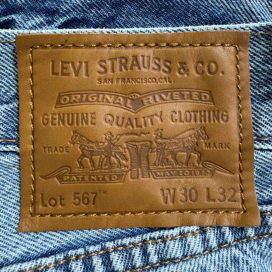 리바이스 567 릴렉스 플레어진 상품이미지5