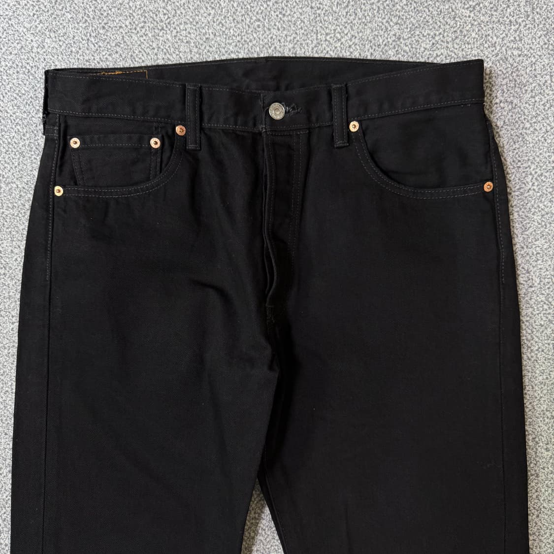 리바이스 501 검정 데님 34 상품이미지4