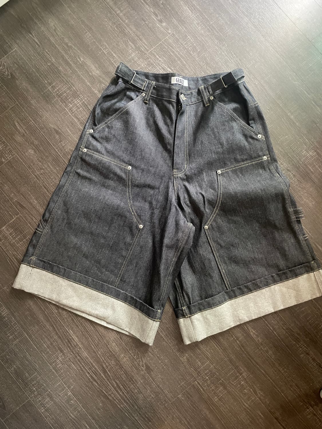 코인서울 x grailz 버뮤다 생지 데님 상품이미지2