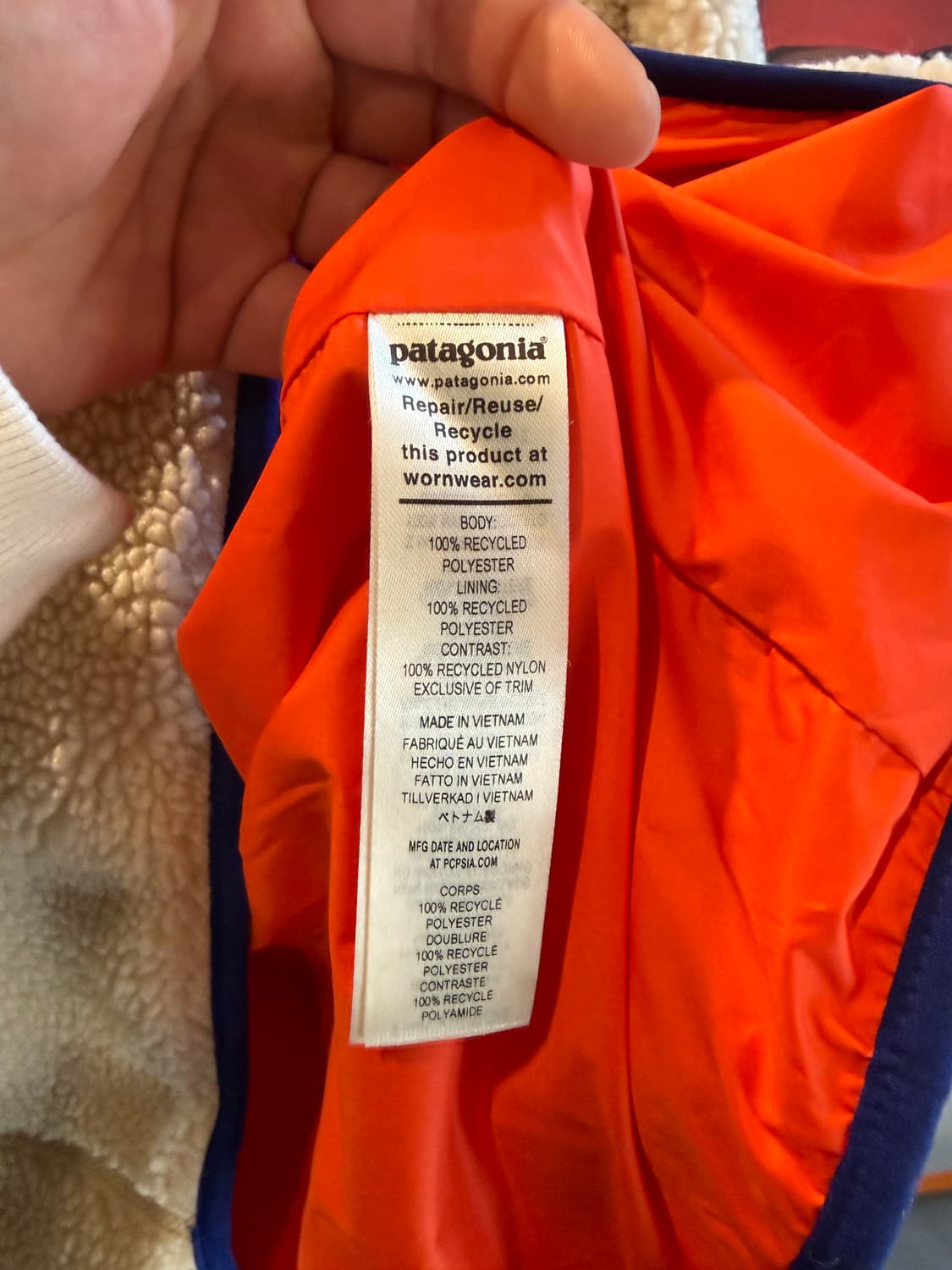 파타고니아 레트로 x 파일자켓 L(XL) 상품이미지7
