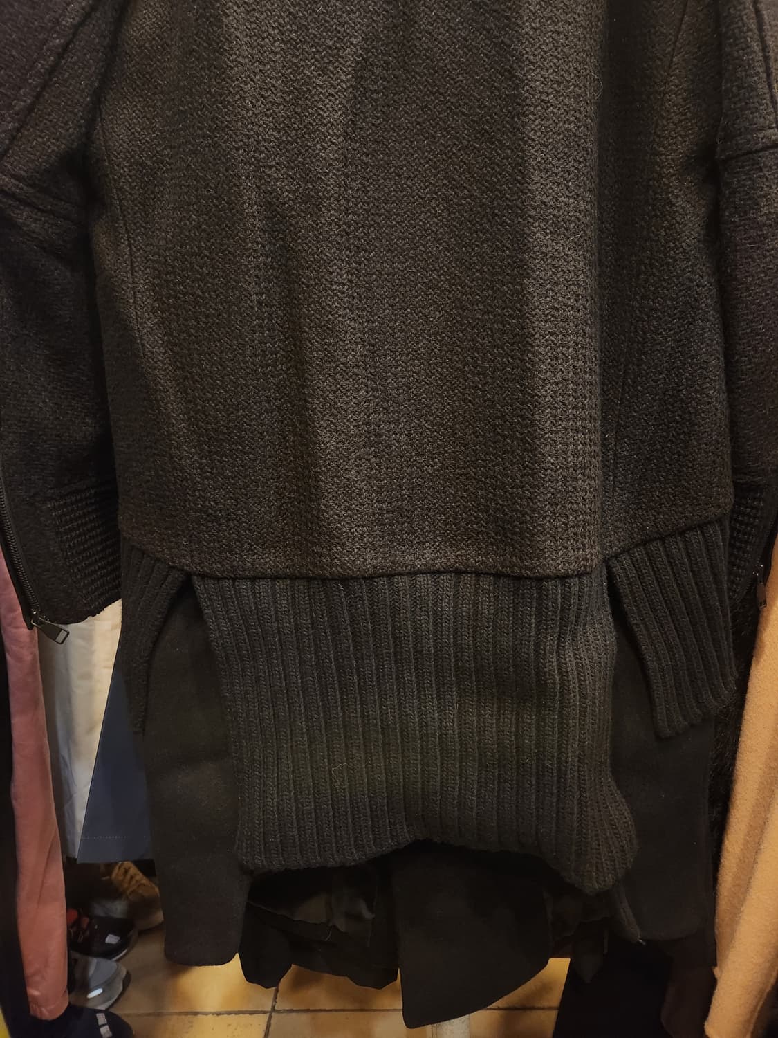 시스템 블랙 코트 상품이미지6