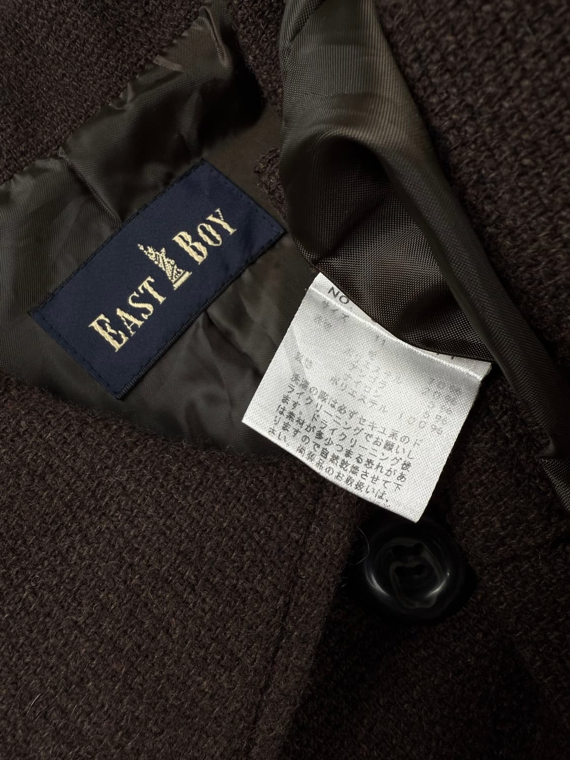 east boy 버튼 울 자켓 상품이미지7
