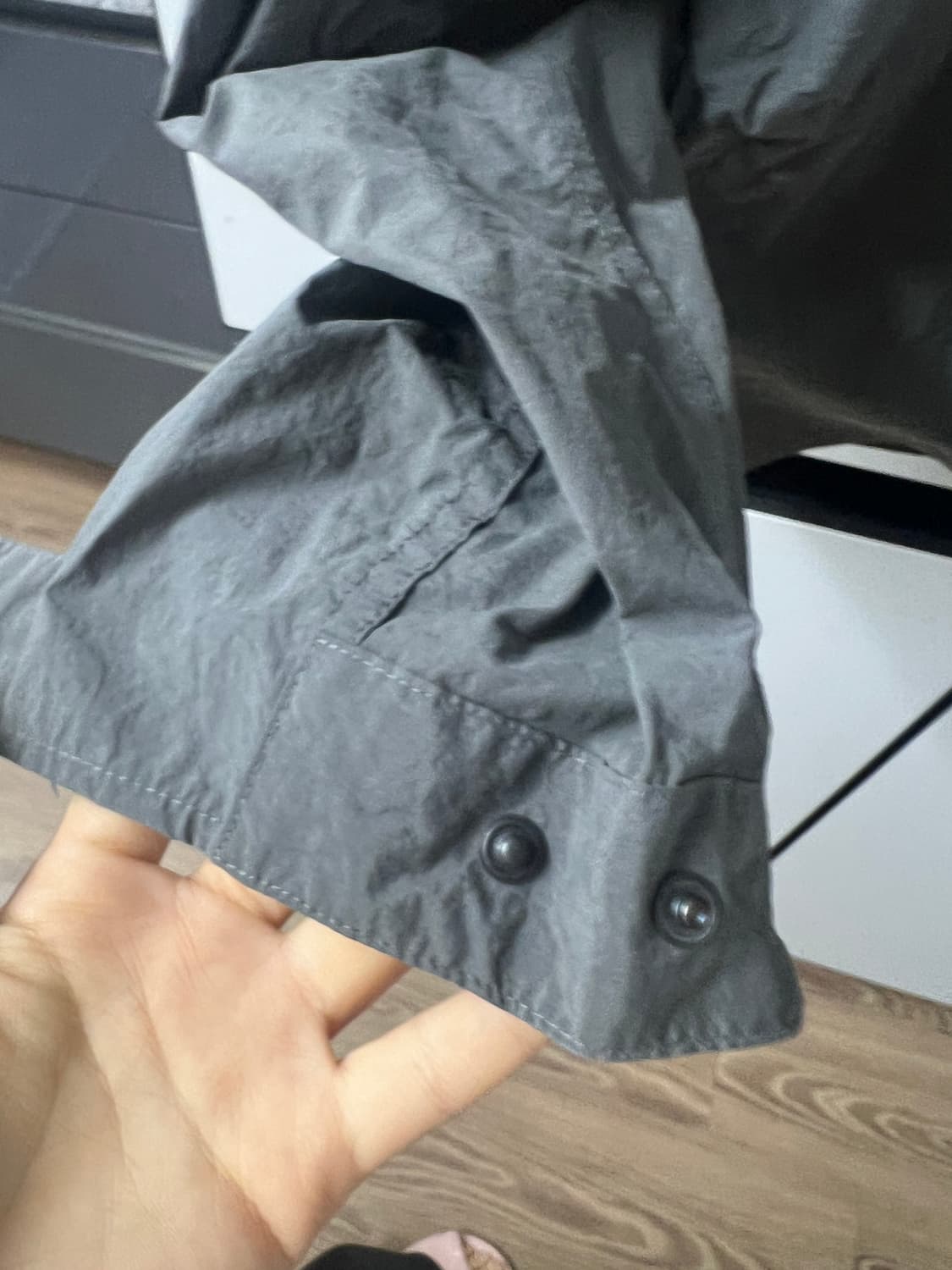 아트이프액츠 피쉬테일 쉴드 자켓 야상 그레이 상품이미지8