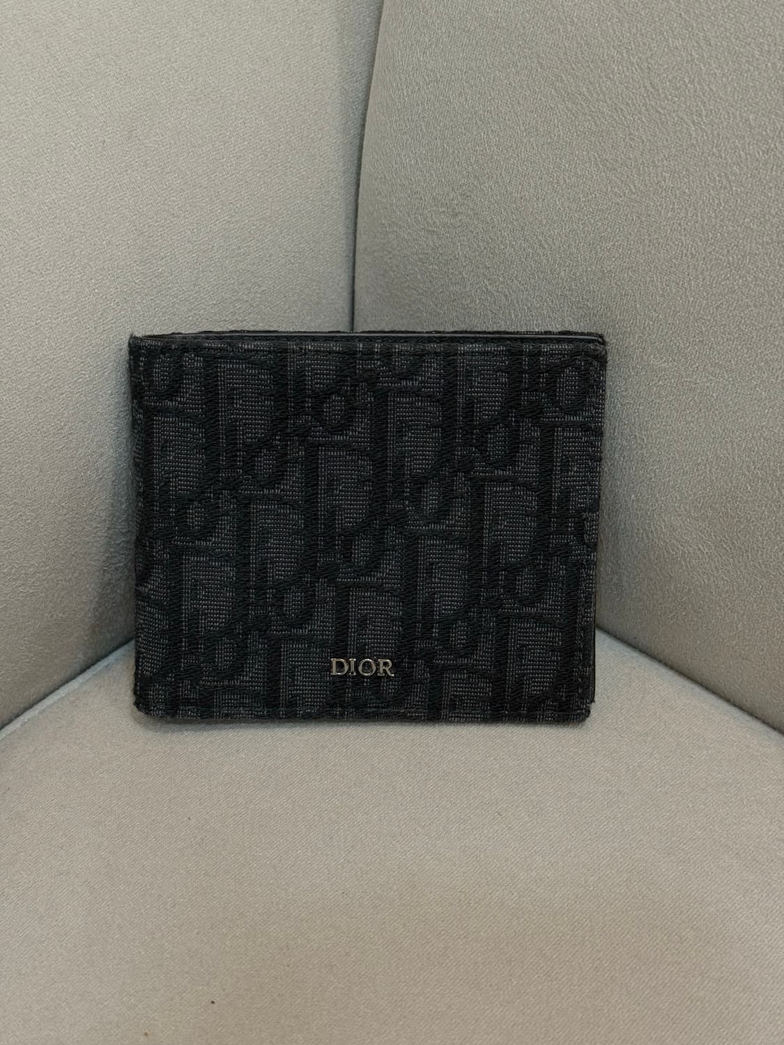 디올 오블리크 반지갑 블랙 상품이미지1