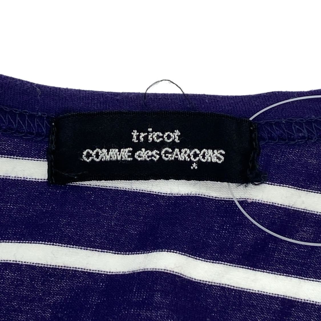 OS)tricot COMME des GARÇONS 래이스 스트라이 티셔츠 상품이미지4
