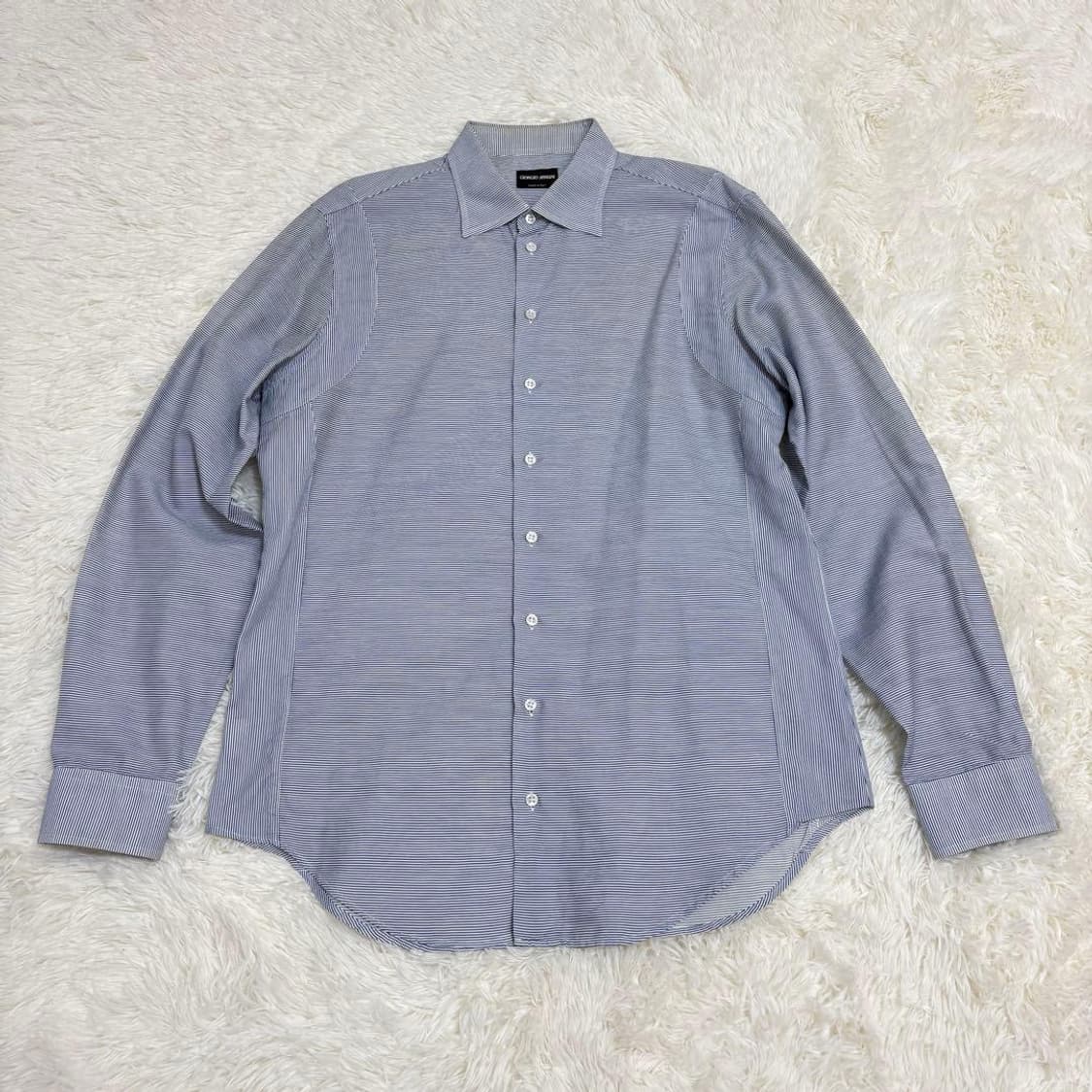 조르지오 아르마니 BORGO 21 스트라이프 셔츠 상품이미지1