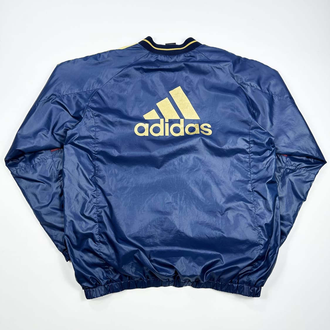 아디다스 올드스쿨 빅로고 오버핏 우븐 웜업 네이비 XL 상품이미지3