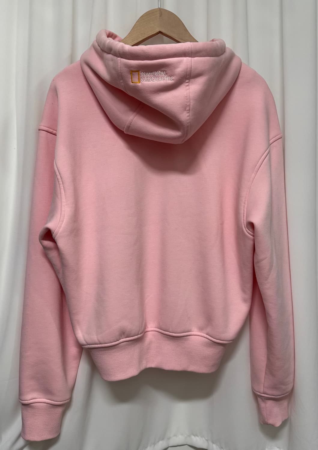 내셔널지오그래픽 핑크 기모후드티 상품이미지6
