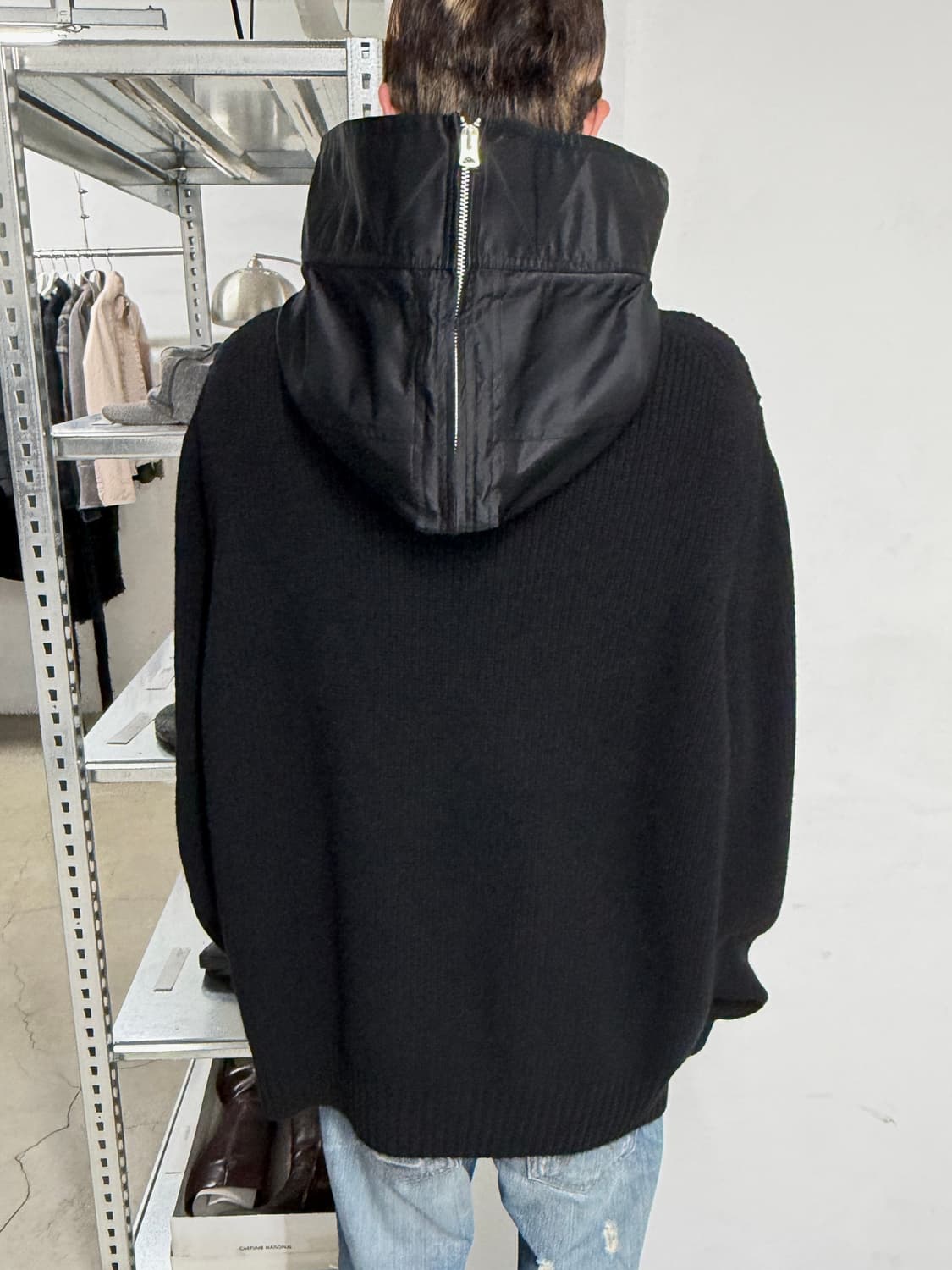 21fw 사카이 세퍼레이티드 후디 니트 상품이미지5