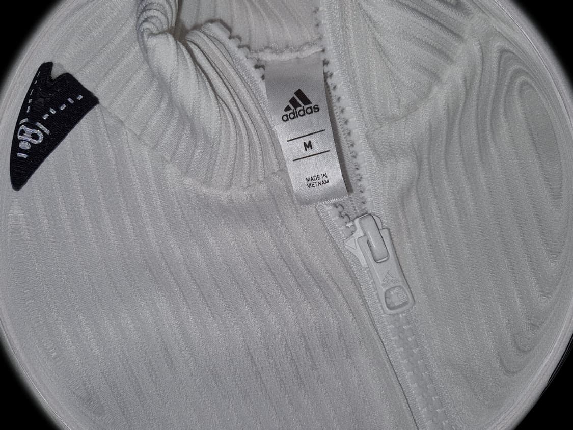 ADIDAS White Slim Rib zip-up 상품이미지2