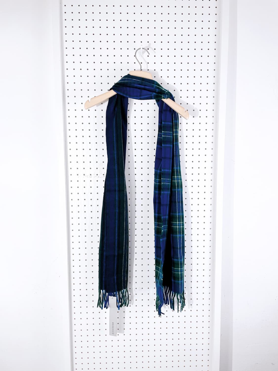 (정품/새상품) 베그앤코 네이비 울 캐시미어 블렌드 머플러 상품이미지1