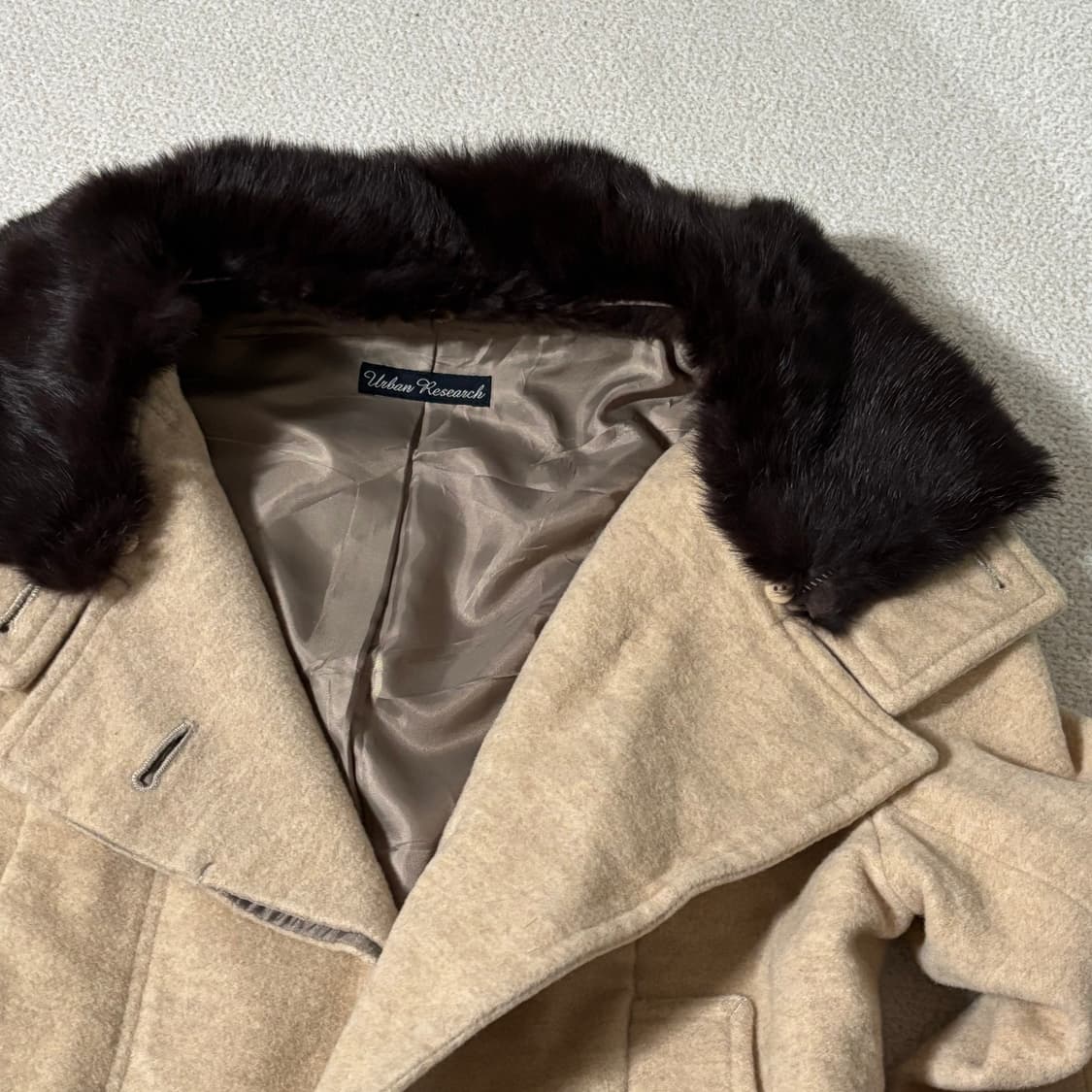 일본빈티지 모리걸 모리룩 퍼 자켓 상품이미지4