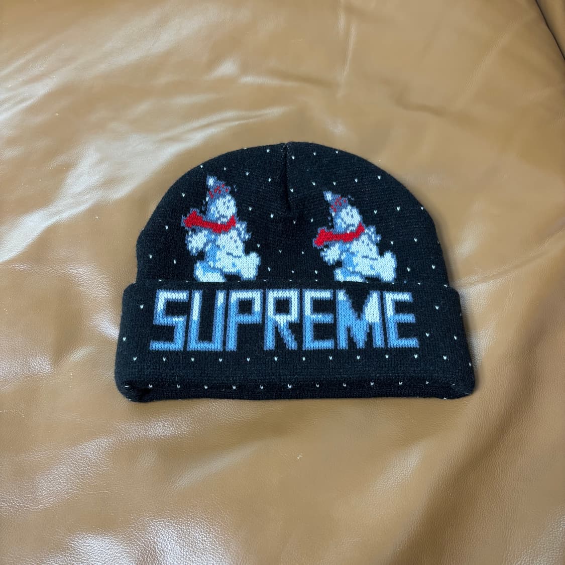 슈프림 비니 모자 21fw 스노우맨 블랙 상품이미지1