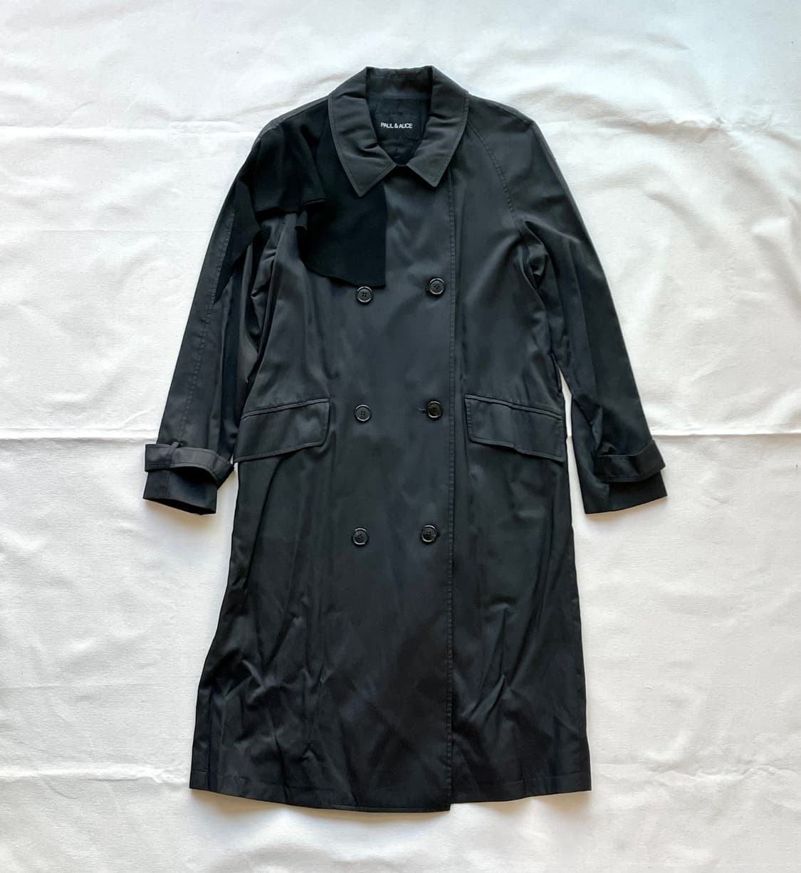 폴앤엘리스 PAUL&ALICE 나일론 트렌치 코트 자켓 더블 더플 코트 상품이미지1