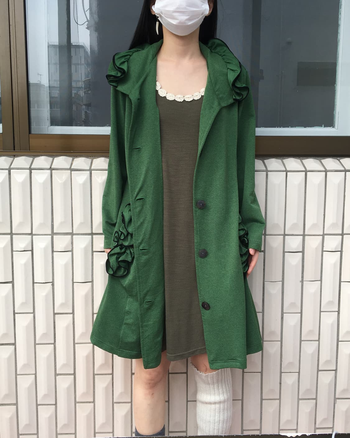Frill point coat 상품이미지6