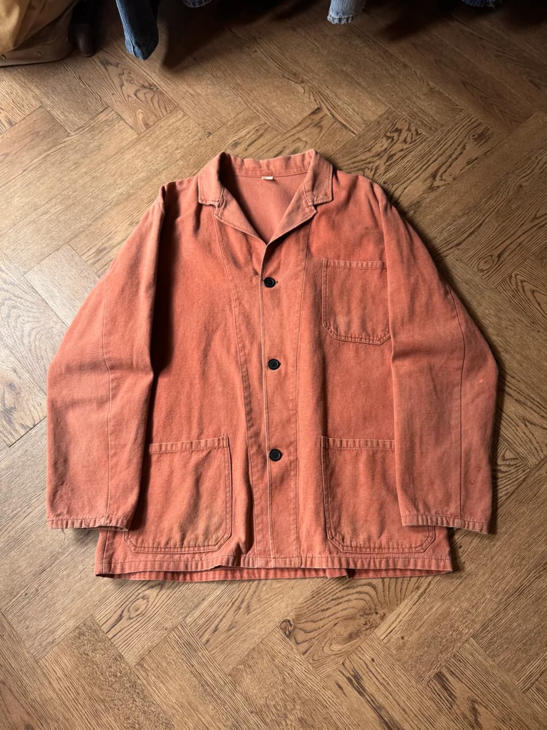 [L]90's 빈티지 몰스킨 배드포드 타입 프렌치 워크자켓 상품이미지1