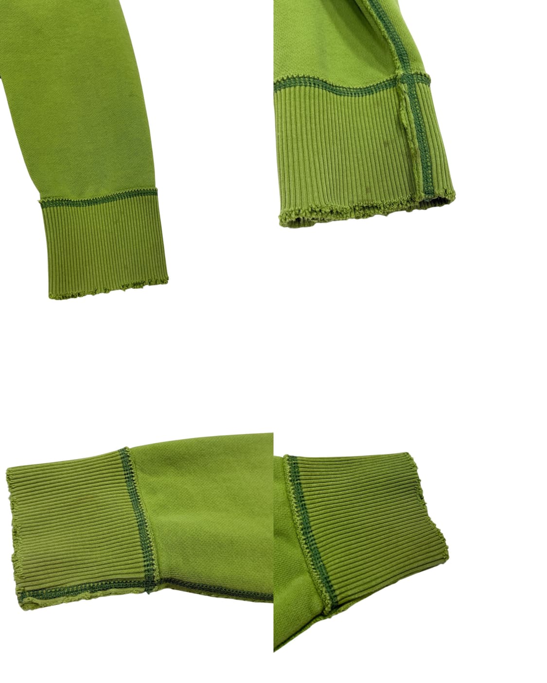 아베크롬비 빈티지 양홍원 그린 데미지 그런지 Y2K 후드집업 자켓 L 상품이미지9