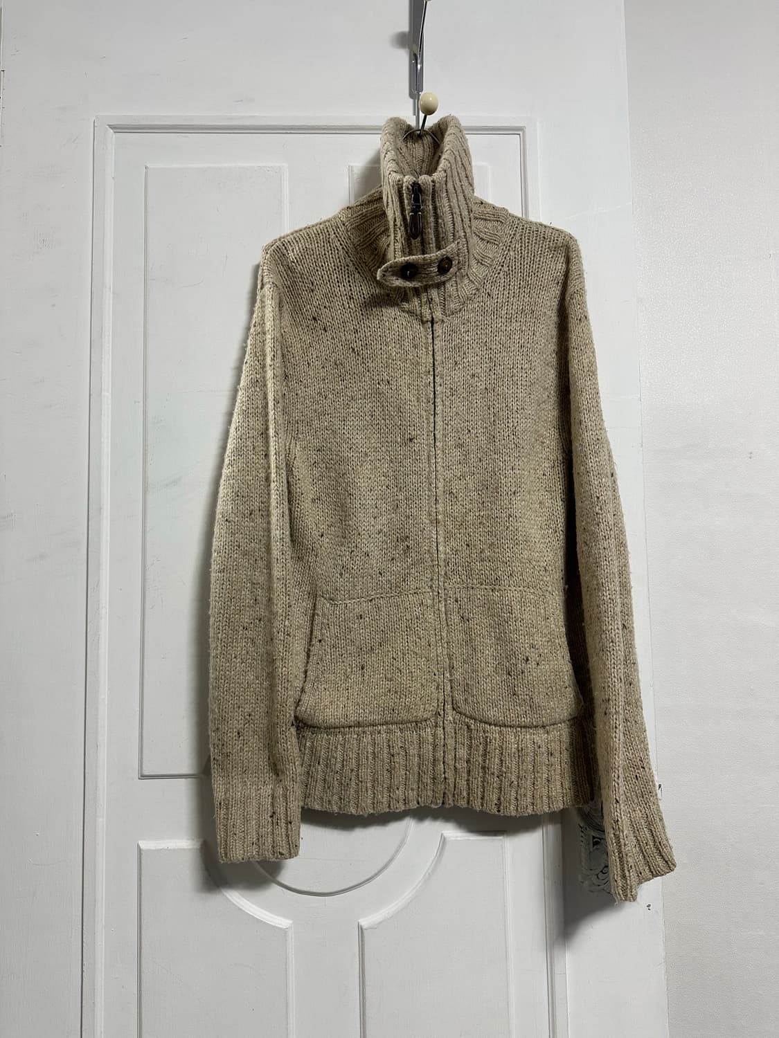 폴로 랄프로렌 알파카 블렌드 하이넥 집업 상품이미지1